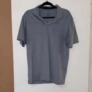 Nike Men's Heather BlueGray Polo Shirt